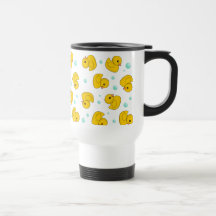 Motif en caoutchouc de canard tasses à café