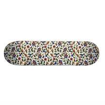 Motif floral arménien - planche à roulettes de bla