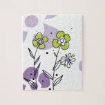 Motif floral Girly mignon : Jolis petits bouquets Puzzles Avec Photo
