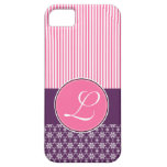 motif pourpre de modèle de cas de l'iPhone 5 à pei Coques Case-Mate iPhone 5