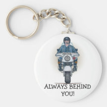 Moto Keychain de police Porte-clé