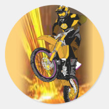 Motocross 404 runde aufkleber