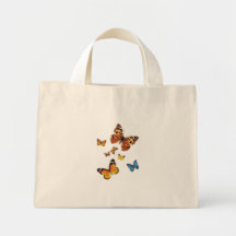 Mouche comme un papillon sacs