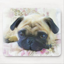Mousepad de carlin tapis de souris