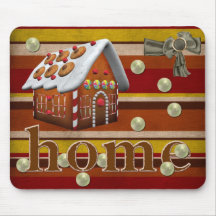 Mousepad de maison de chocolat tapis de souris