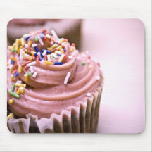 Mousepad rose de petit gâteau tapis de souris