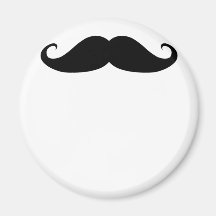 Moustache ! aimant pour réfrigérateur