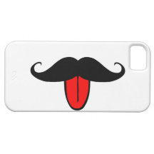 Moustache drôle étuis iPhone 5