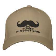 moustache i vous une question casquettes de baseball brodées