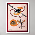 Moustique Proff votre maison Poster