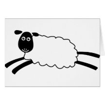 Moutons heureux carte