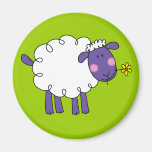 Moutons laineux magnets