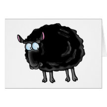 Moutons noirs carte de vœux