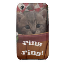 Mr. Brown Ring Ring! iPhone 3 Cases