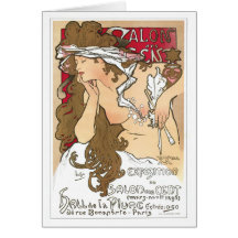 Mucha - cent de DES de salon Carte