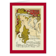 Mucha - cent de DES de salon Carte