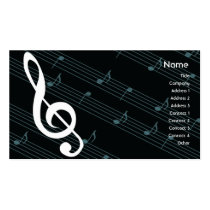 Music - Business cartes de visite