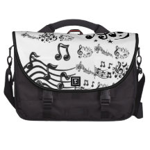 Musical Note Collage - AWESOME! Bags For Laptop