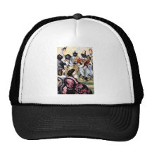 Musiciens de chat casquette de camionneur