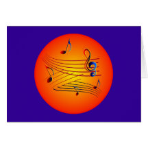 Musik music grußkarten
