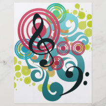 Musik Vollfarbige Flyer