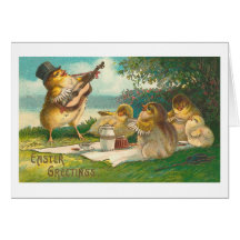 Musikalische Ostern-Grüße Grußkarte