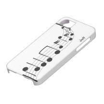 Musiknoten iPhone Fall iPhone 5 Cover