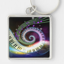 Musique 1 Keychain Porte-clefs