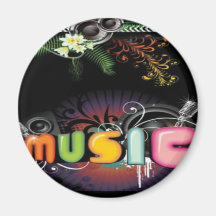 Musique couleurs magnets pour réfrigérateur