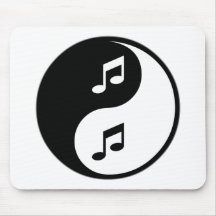 Musique de Yin Yang Tapis De Souris