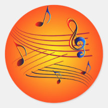 Musique music adhésif