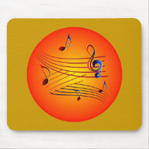 Musique music tapis de souris