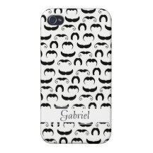Mustaches Covers For iPhone 4