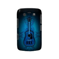 Mutiger Kasten Blau-Gitarren-Blackberrys