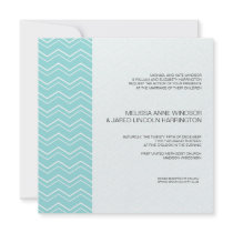 Mutiges Zickzack Streifen-Aqua-blaues modernes ers