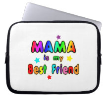 Mutter bester Freund Laptop Computer Schutzhülle