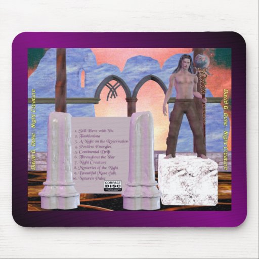 Nachtgeschöpf-äußere Rückseite Mousepads