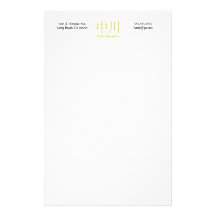 Nakagawa-Monogramm Druckpapier