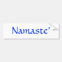 Namaste Auto Aufkleber