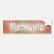Namaste Autoaufkleber