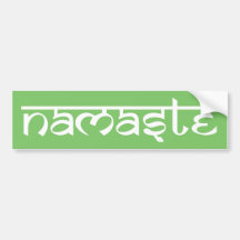 Namaste Autoaufkleber