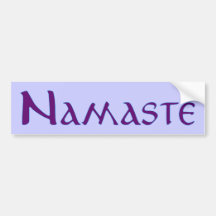 Namaste Autosticker