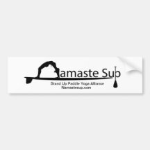 Namaste Sup-Autoaufkleber