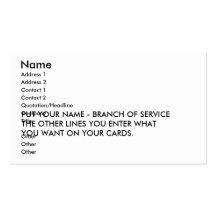Name, Adresse 1, Adresse 2, Kontakt 1, Kontakt… Visitenkarten Vorlage