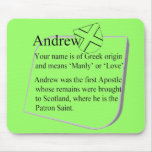 Name origin and meaning mousepad: Andrew