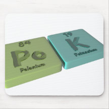 Name-Pok-PO-k-PoloniumKalium Mousepads