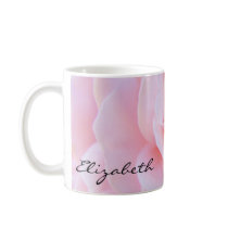 Namegeschenke Kaffeetasse-Becher-Rosa-Rose