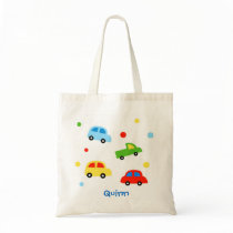 Namen-Leinwandtasche des Auto-LKWs personalisierte
