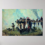 Napoleon bei Borodino Posterdruck