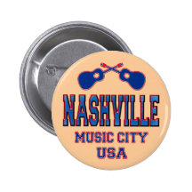 Nashville, Musik-Stadt USA Button